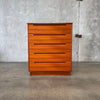 Nils Jonsson Tall Teak Chest of Drawers For Hon Mobler