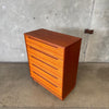 Nils Jonsson Tall Teak Chest of Drawers For Hon Mobler