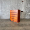 Nils Jonsson Tall Teak Chest of Drawers For Hon Mobler