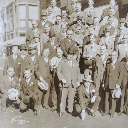 1927 Original Hotel Association of U.S. Panoramic Photo