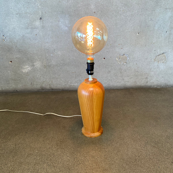 Vintage Ikea Table Lamp With Oversized Edison Bulb