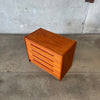 Vintage Danish Teak Chest Circa 1960