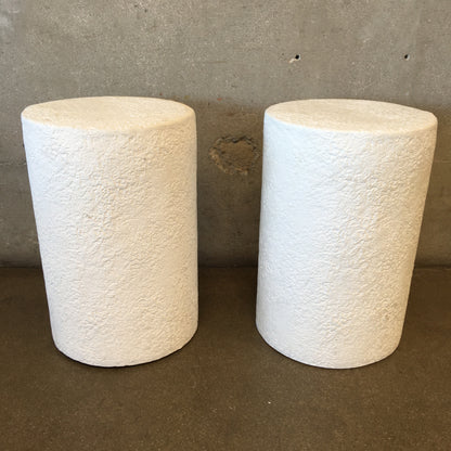 Pair of Plaster Pedestals