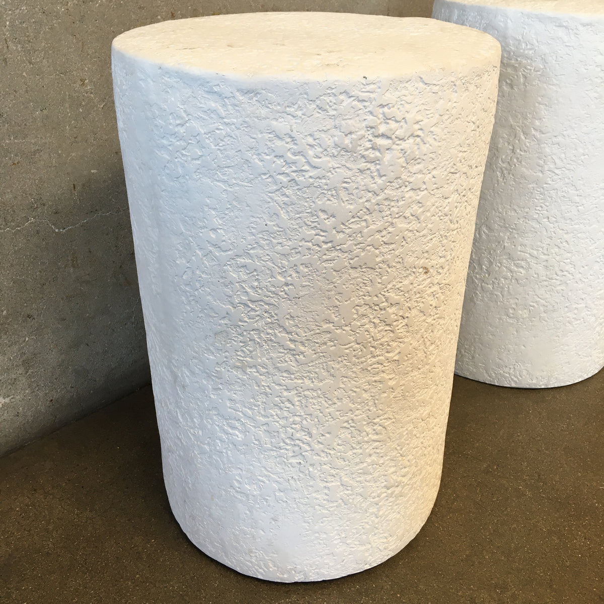Pair of Plaster Pedestals