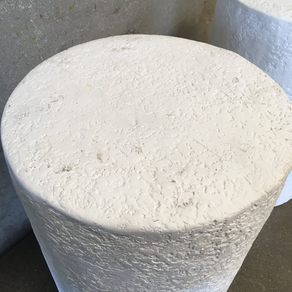 Pair of Plaster Pedestals