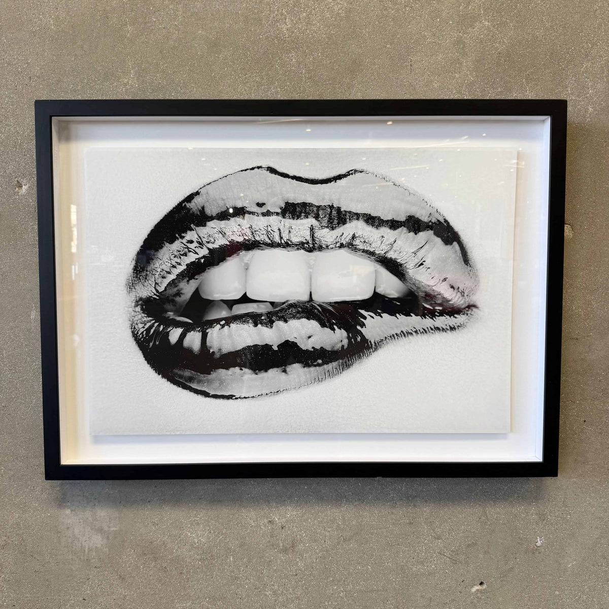 Wendover Liquid Lips Professionally Floated & Framed