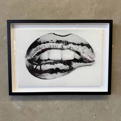 Wendover Liquid Lips Professionally Floated & Framed