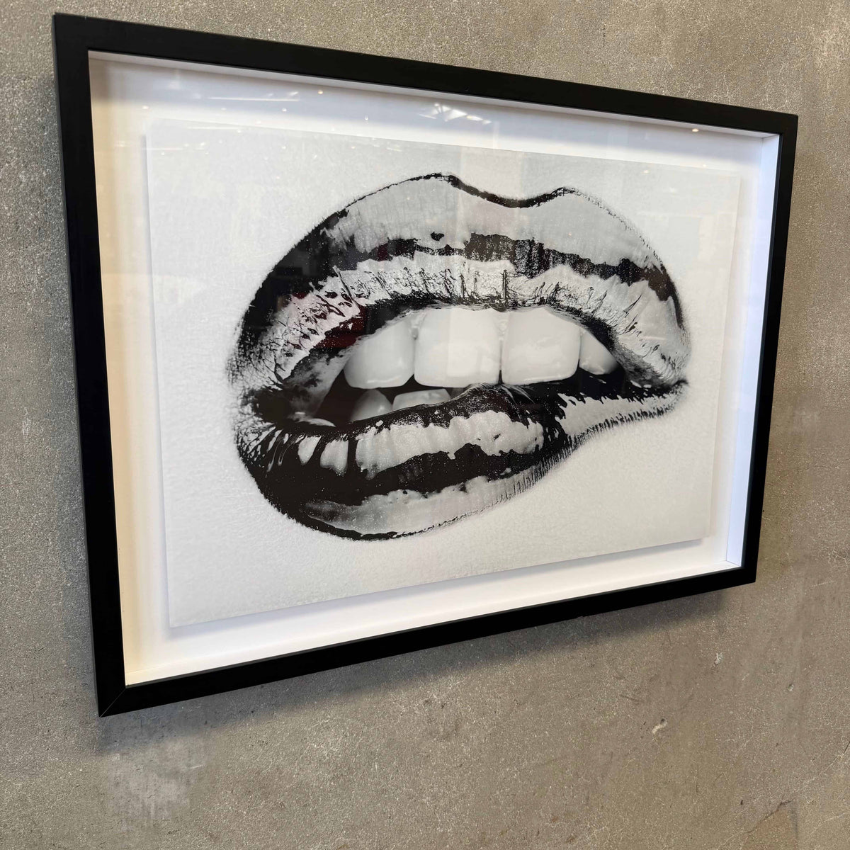 Wendover Liquid Lips Professionally Floated & Framed