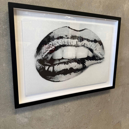 Wendover Liquid Lips Professionally Floated & Framed