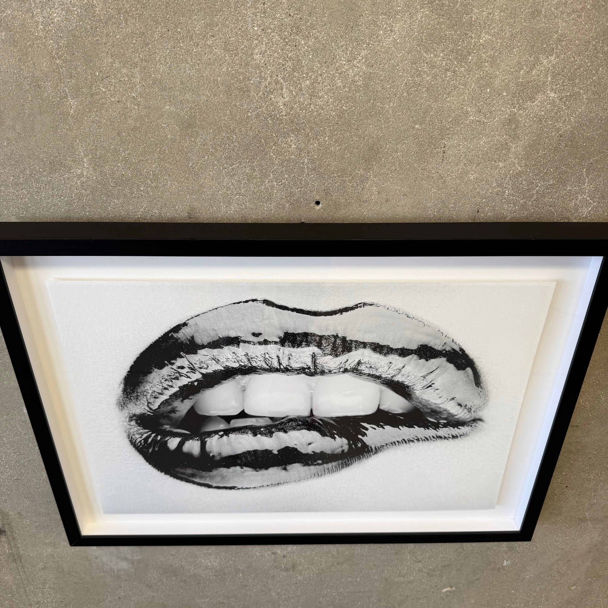 Wendover Liquid Lips Professionally Floated & Framed