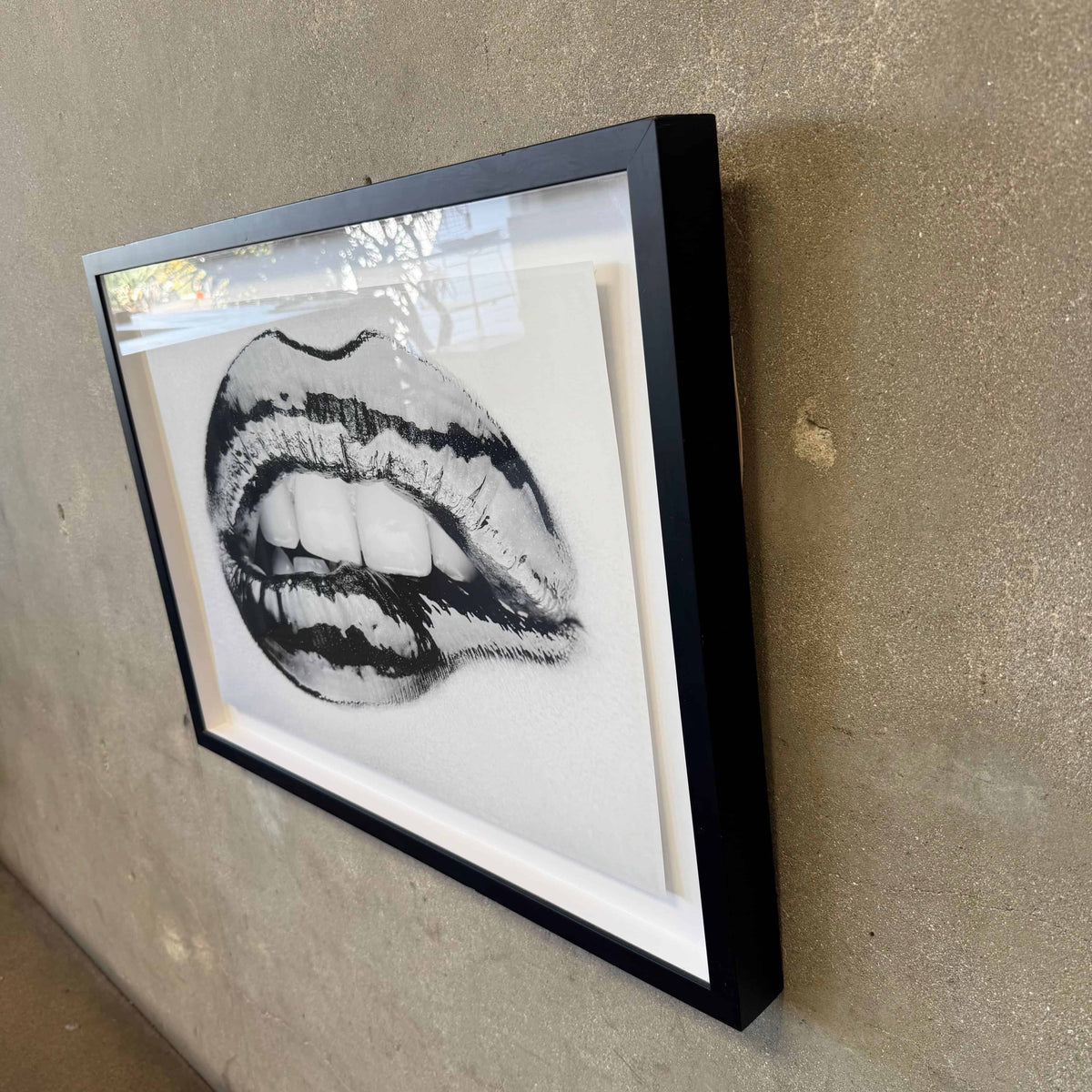 Wendover Liquid Lips Professionally Floated & Framed