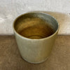 Vintage Mid Century Modern Architectural Green Pottery Pot