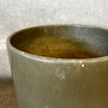 Vintage Mid Century Modern Architectural Green Pottery Pot