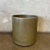 Vintage Mid Century Modern Architectural Green Pottery Pot