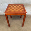 Mid Century Teak Chess Table