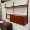 Mid Century Teak Two-Bay Wall Unit By Torbjorn Afdal For Bruksbo Tyristand