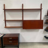 Mid Century Teak Two-Bay Wall Unit By Torbjorn Afdal For Bruksbo Tyristand