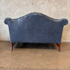 Leather Chesterfield Tufted Love Seat