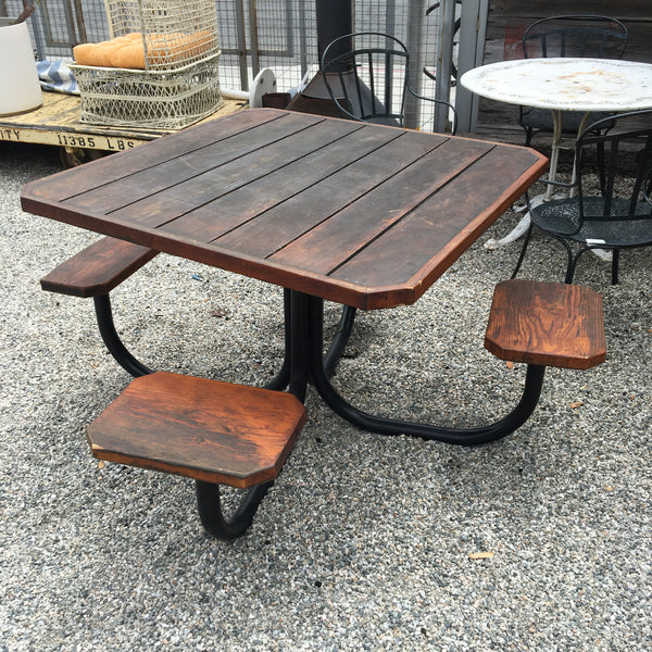 Vintage One Piece Park Patio Set