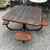 Vintage One Piece Park Patio Set