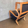 Gio Ponti Inspired Vintage Teak Lounge Chair