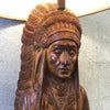 Vintage Native American Chief Lamp