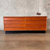 Vintage Teak Eight Drawer Dresser By Westnofa