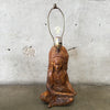 Vintage Native American Chief Lamp