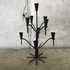 Vintage Scandinavian Style Metal Candelabra