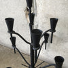 Vintage Scandinavian Style Metal Candelabra