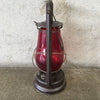 Vintage Dietz DW & P Red Globe Lantern