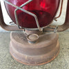 Vintage Dietz "City of LA" Red Globe Lantern