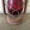 Vintage Dietz "City of LA" Red Globe Lantern