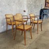 Set of four Joseph Hoffman Cone Chairs