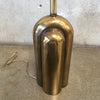 Vintage 1978 Westwood Industries Brass Deco Streamline Table Lamp
