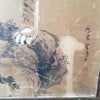 Antique Japanese Tiger Fireplace Screen