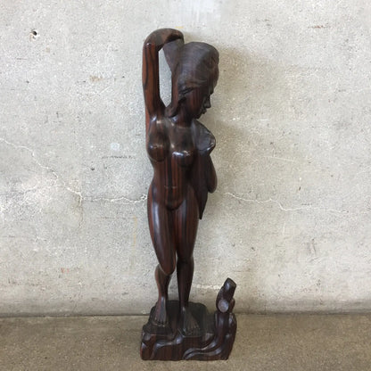 Vintage Rosewood Sculpture