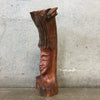 Vintage Koa Wood Branch Face Sculpture
