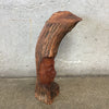 Vintage Koa Wood Branch Face Sculpture