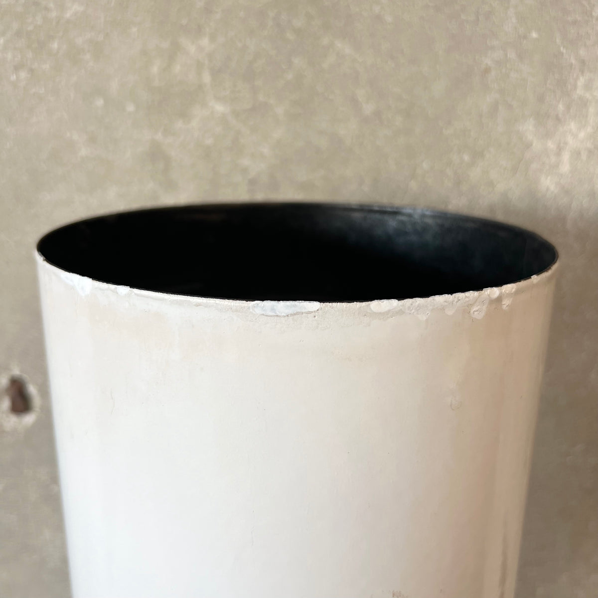 Vintage Mid Century Modern White Porcelain Enamel Preway Fireplace