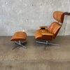 Mid Century Plycraft Lounge Chair & Ottoman