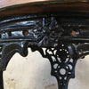 Antique Cast Iron Copper Top European Bar/Pub Table c. 1900