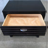 Pair of Modern Espresso Nightstands