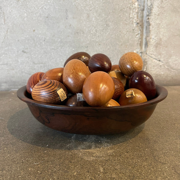 Vintage Hand Crafted 29 Piece Egg Collection In Bowl