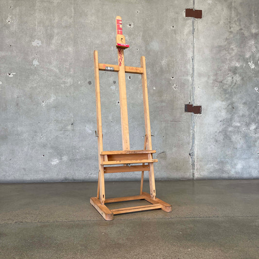 Wood Easel by Mabef w/ Graffiti