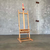 Wood Easel by Mabef w/ Graffiti