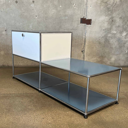 Vintage USM Haller F2 Credenza With One Cabinet Generation Two - Made In Switzerland