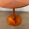 Mid Century Modern Drexel Declaration Walnut Pedestal Table