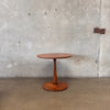 Mid Century Modern Drexel Declaration Walnut Pedestal Table