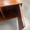 Mid Century Modern Walnut Credenza with Vinyl Storage